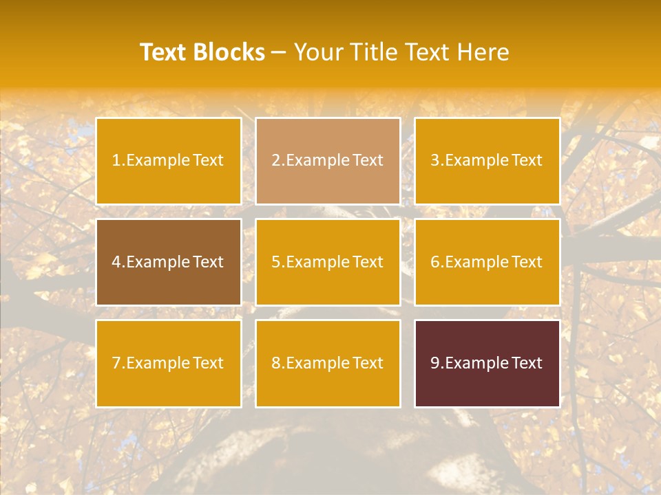 Atlanta Seasonal Maple PowerPoint Template