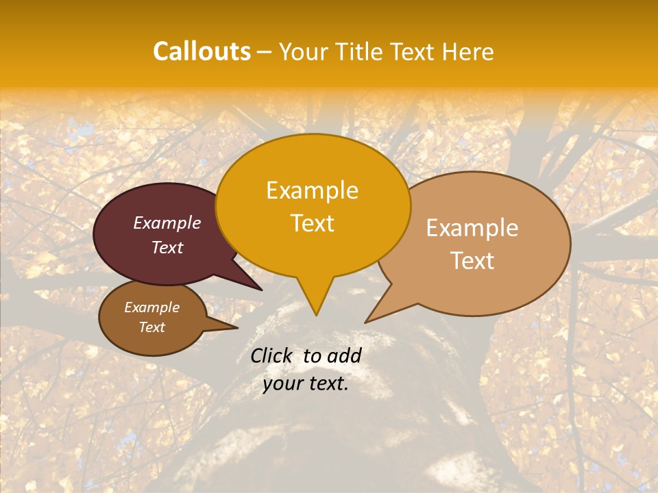 Atlanta Seasonal Maple PowerPoint Template