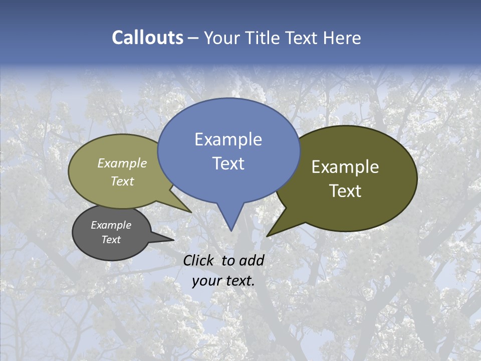 May Branch Backlit PowerPoint Template