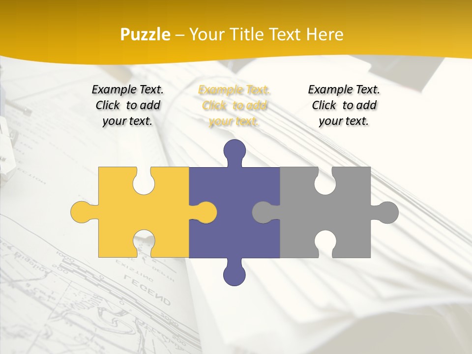Room Compass Work PowerPoint Template