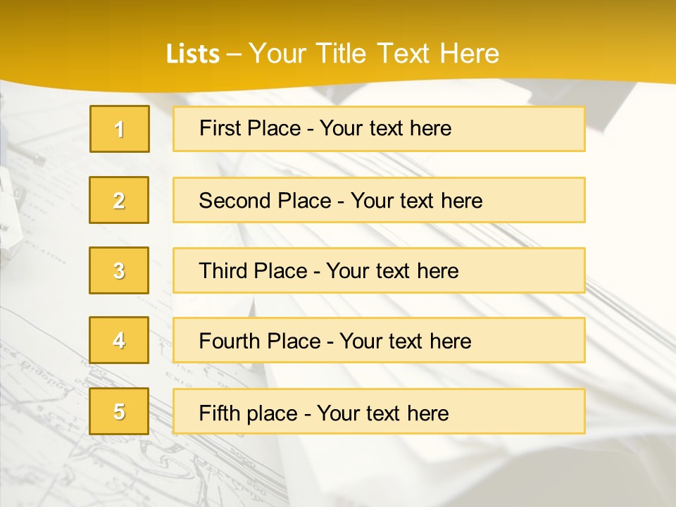 Room Compass Work PowerPoint Template