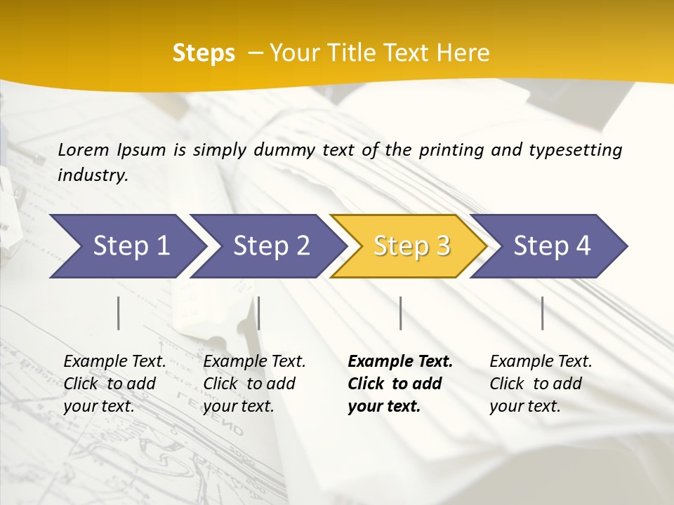 Room Compass Work PowerPoint Template