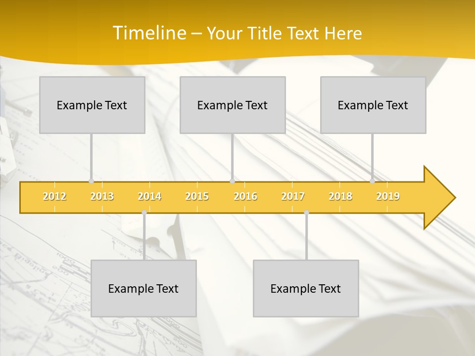 Room Compass Work PowerPoint Template