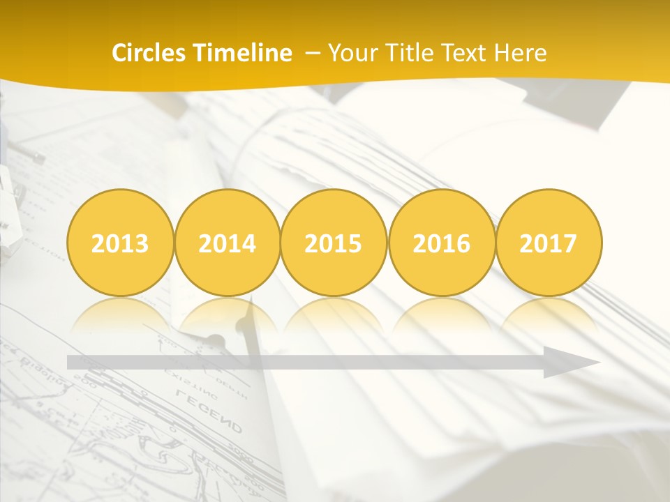 Room Compass Work PowerPoint Template