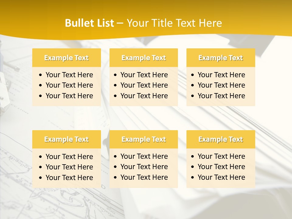 Room Compass Work PowerPoint Template