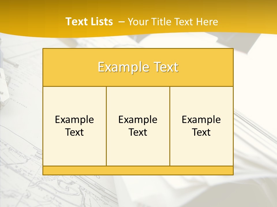 Room Compass Work PowerPoint Template