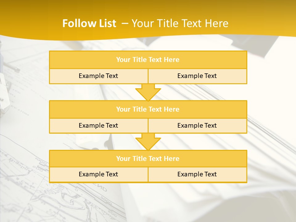 Room Compass Work PowerPoint Template