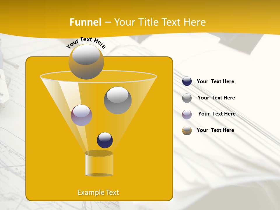 Room Compass Work PowerPoint Template