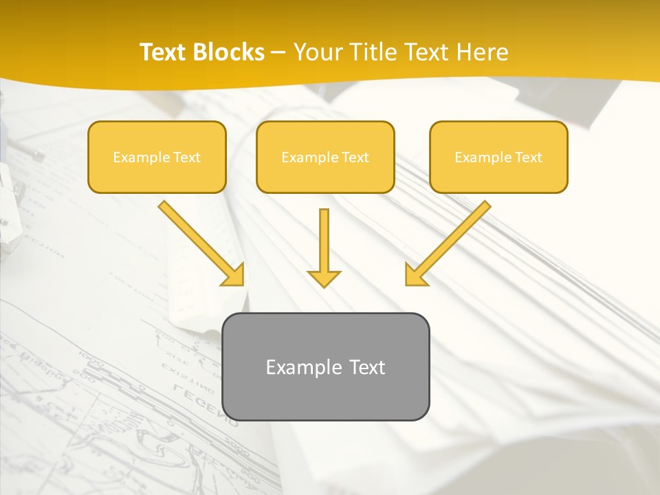 Room Compass Work PowerPoint Template
