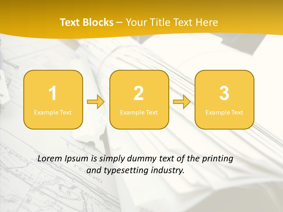 Room Compass Work PowerPoint Template