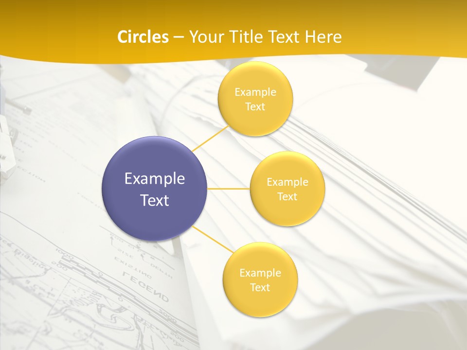 Room Compass Work PowerPoint Template