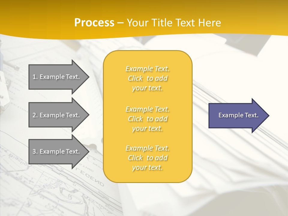 Room Compass Work PowerPoint Template