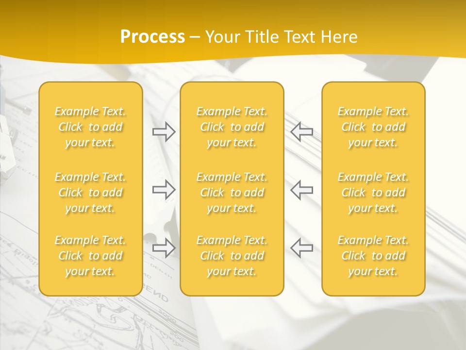 Room Compass Work PowerPoint Template