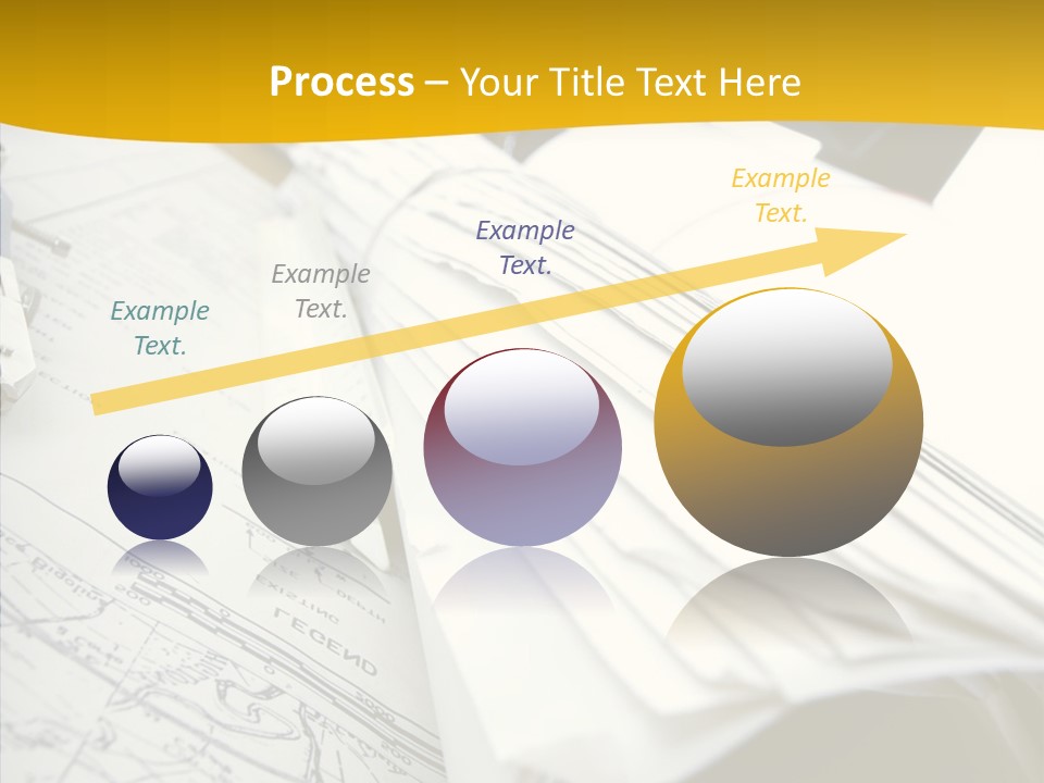 Room Compass Work PowerPoint Template