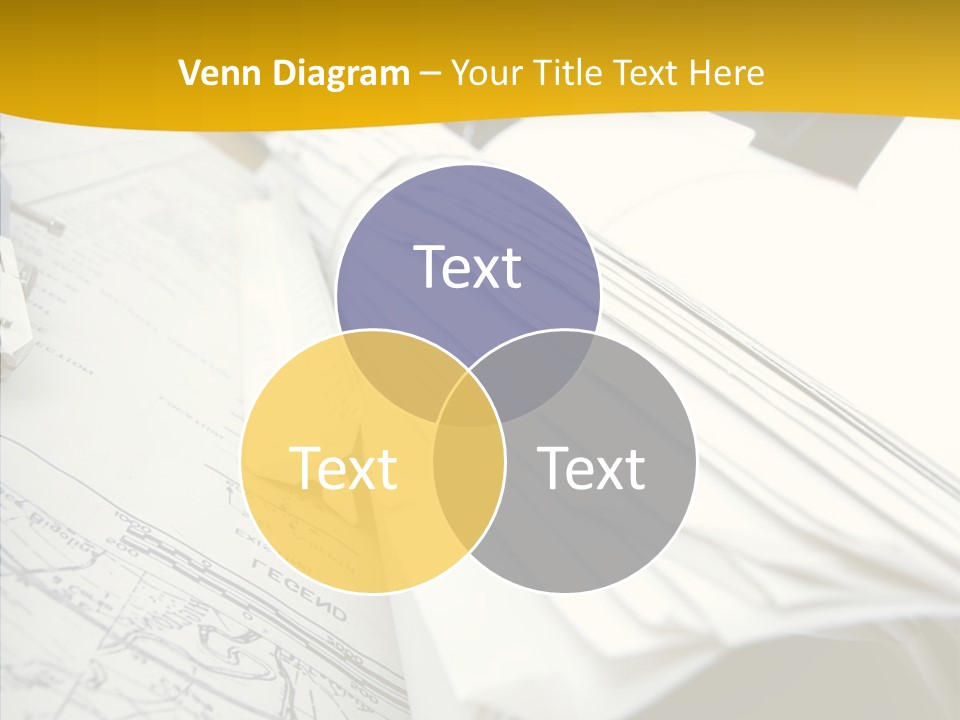 Room Compass Work PowerPoint Template