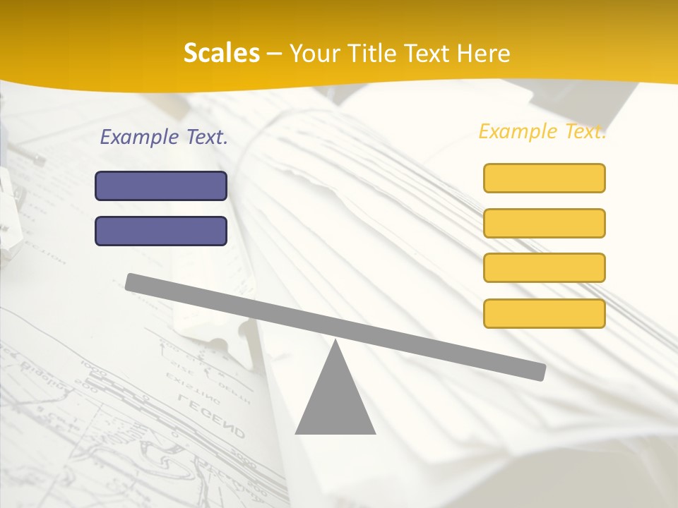 Room Compass Work PowerPoint Template