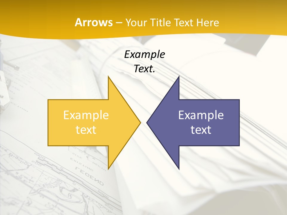 Room Compass Work PowerPoint Template