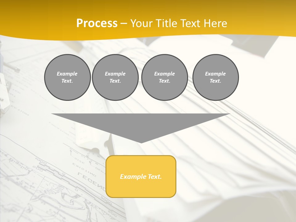 Room Compass Work PowerPoint Template