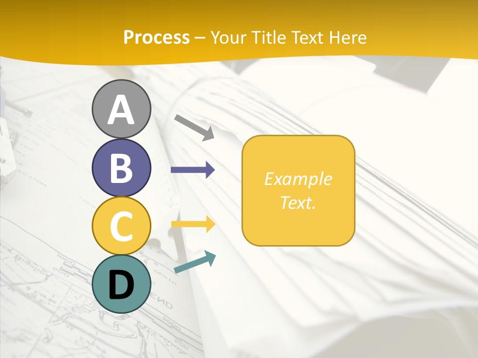 Room Compass Work PowerPoint Template