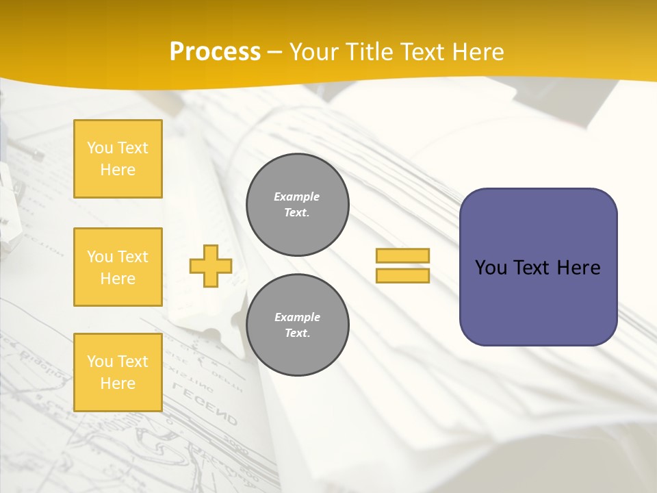 Room Compass Work PowerPoint Template