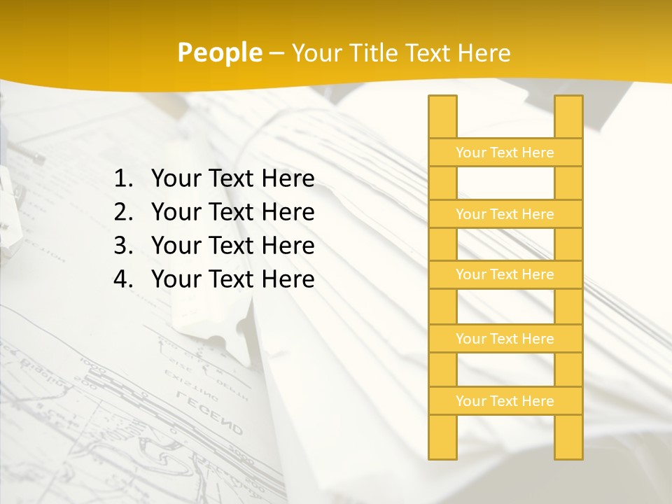 Room Compass Work PowerPoint Template