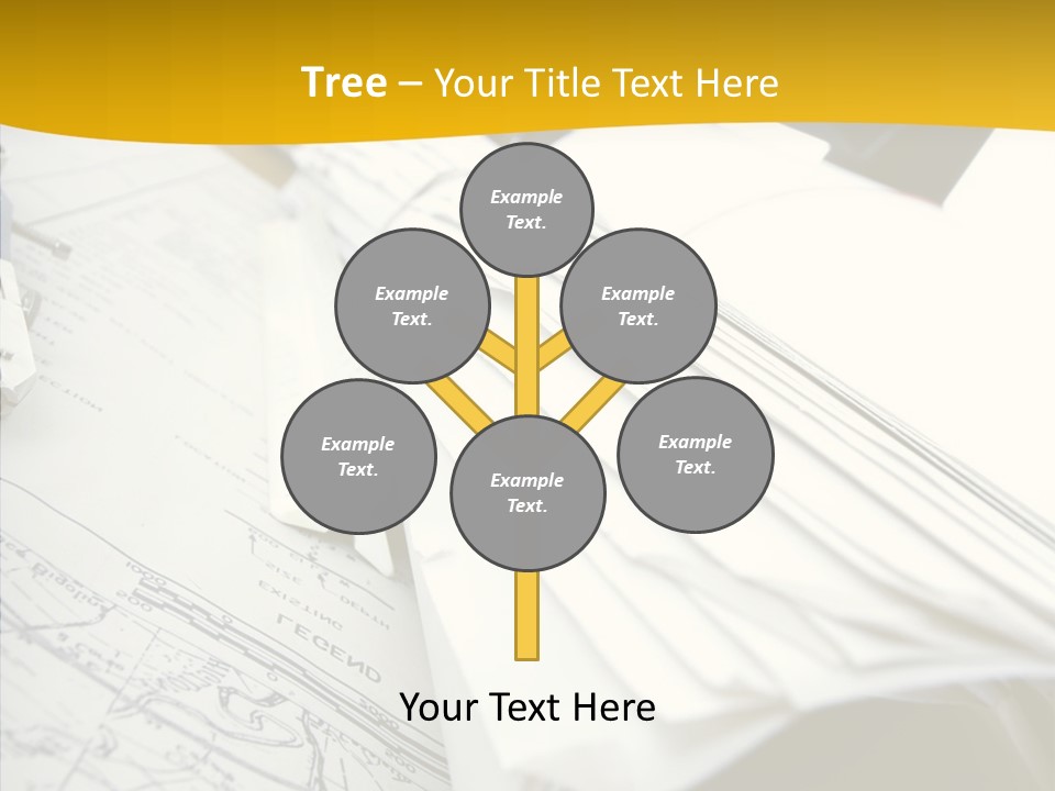 Room Compass Work PowerPoint Template
