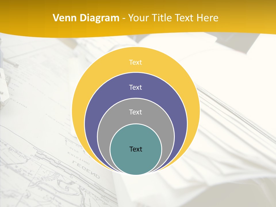 Room Compass Work PowerPoint Template