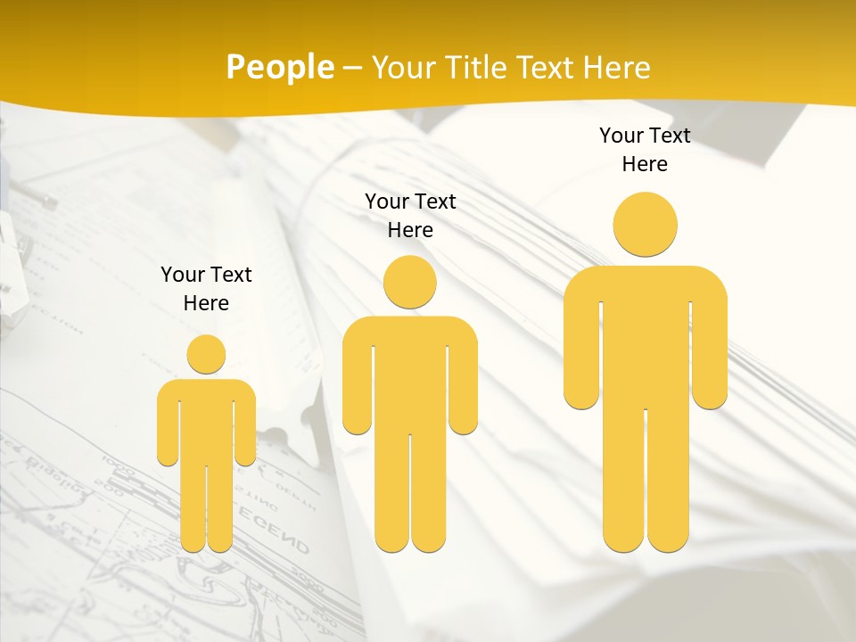 Room Compass Work PowerPoint Template