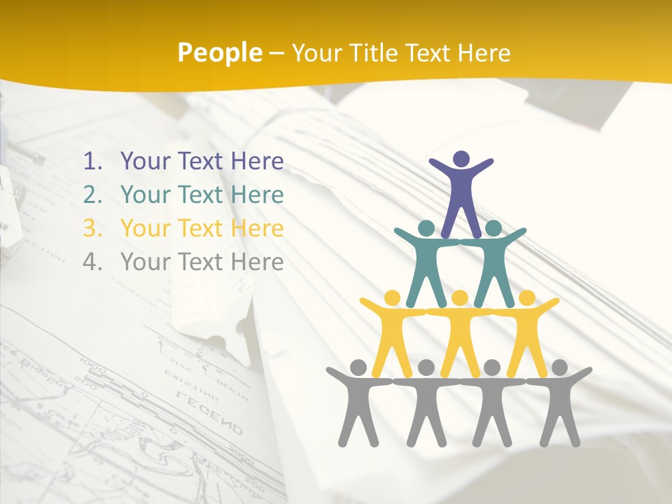 Room Compass Work PowerPoint Template