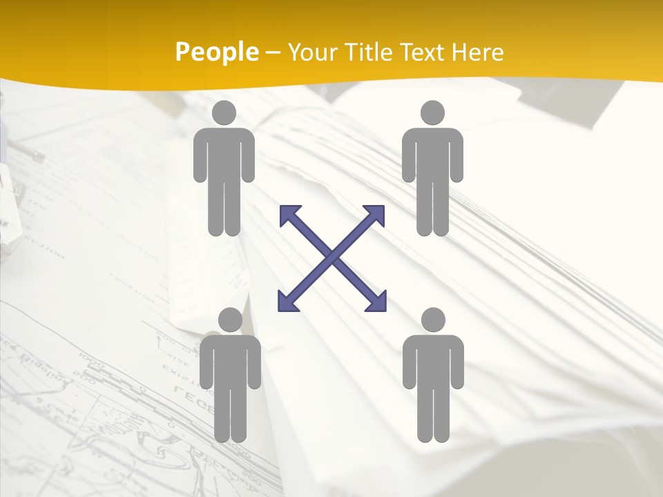 Room Compass Work PowerPoint Template