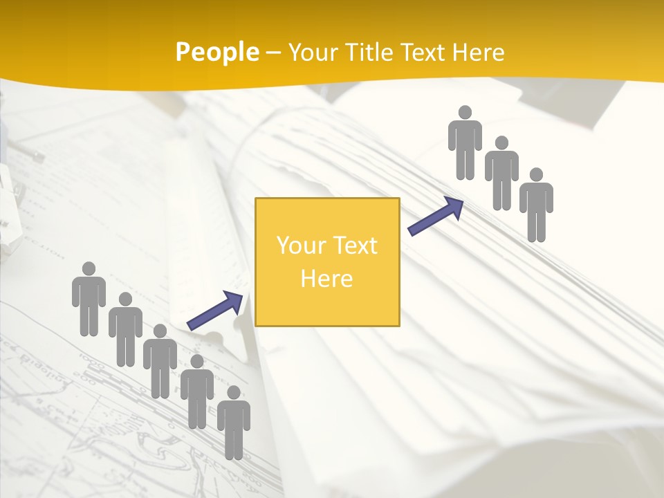 Room Compass Work PowerPoint Template