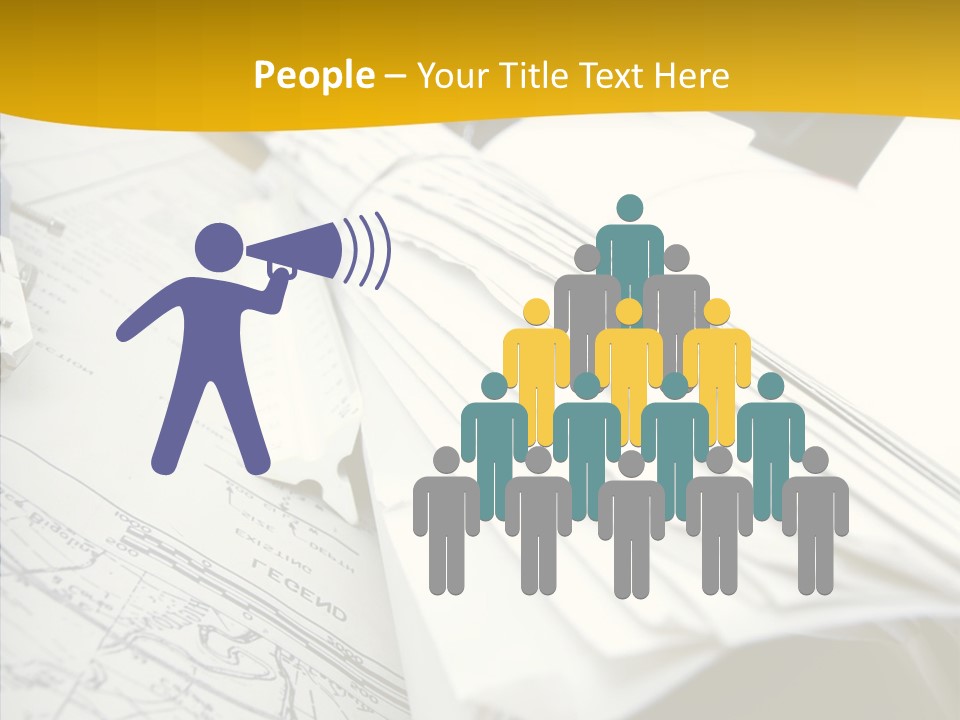 Room Compass Work PowerPoint Template