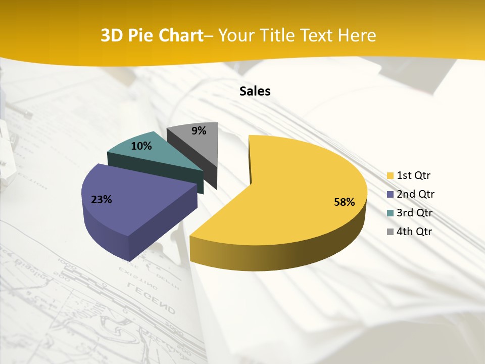Room Compass Work PowerPoint Template