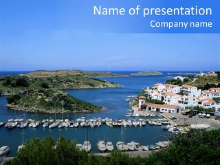 Menorca Sun High PowerPoint Template