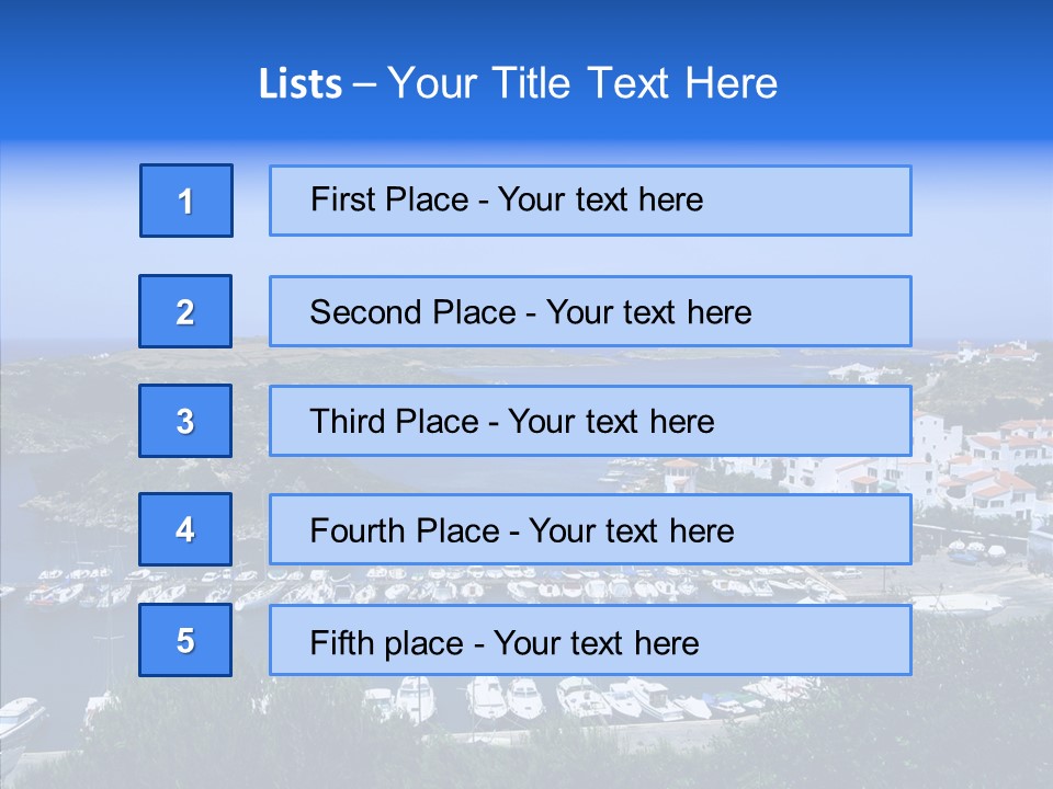 Menorca Sun High PowerPoint Template