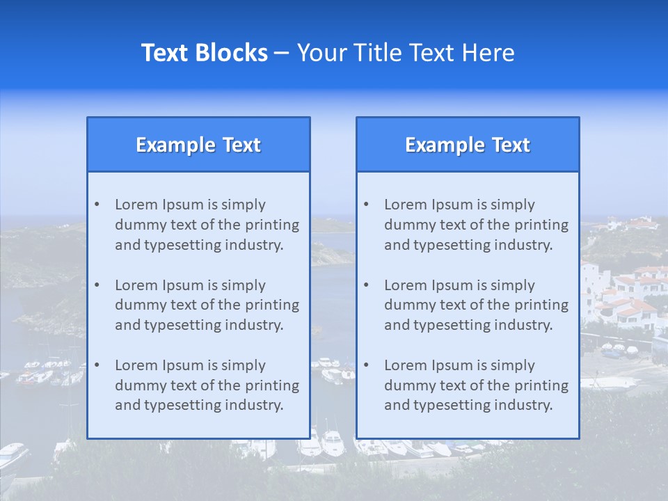 Menorca Sun High PowerPoint Template