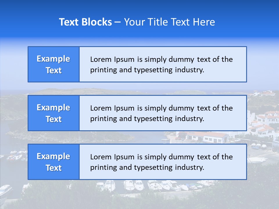 Menorca Sun High PowerPoint Template