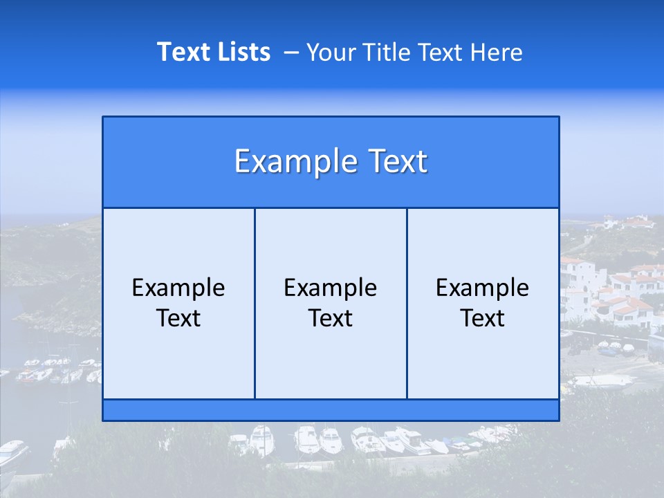 Menorca Sun High PowerPoint Template