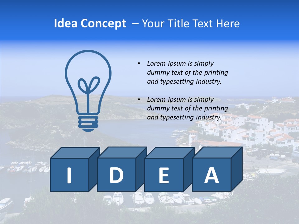 Menorca Sun High PowerPoint Template