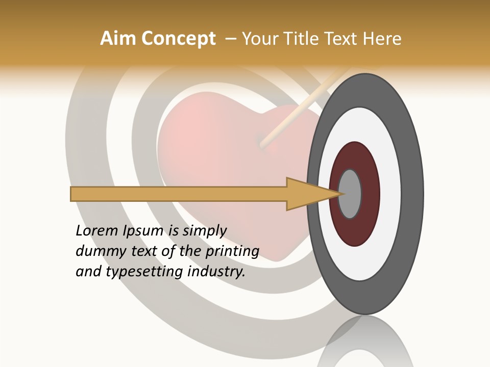 Archery Alcoholism Unwell PowerPoint Template