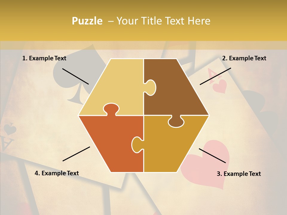 Close Cards Spot PowerPoint Template