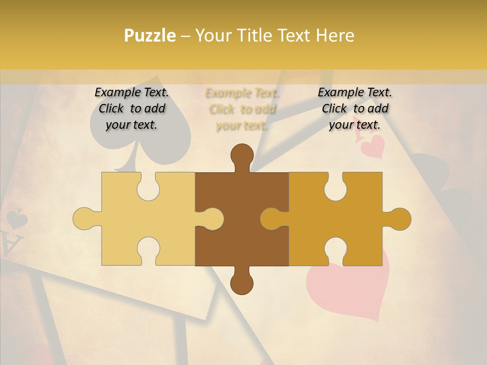 Close Cards Spot PowerPoint Template