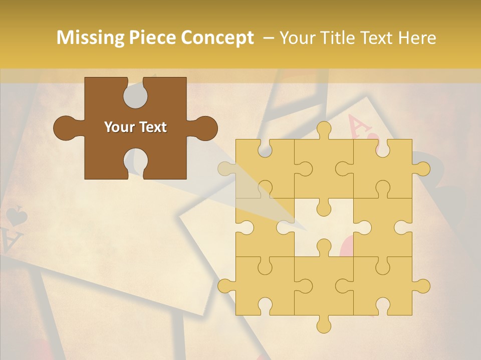 Close Cards Spot PowerPoint Template