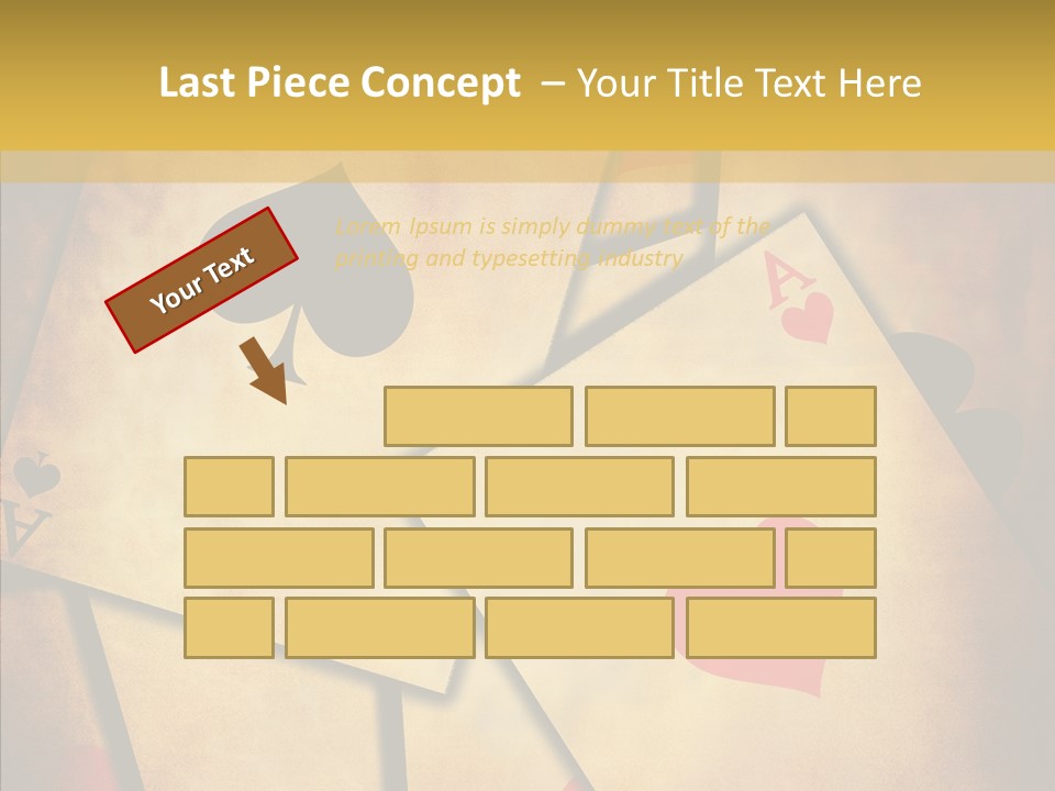 Close Cards Spot PowerPoint Template