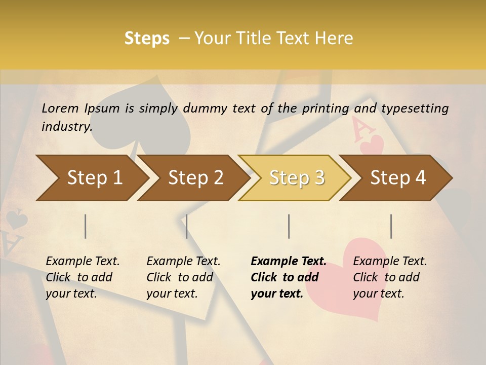 Close Cards Spot PowerPoint Template