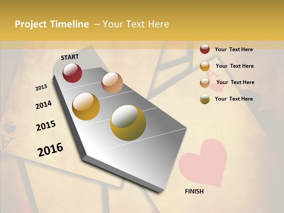 Close Cards Spot PowerPoint Template