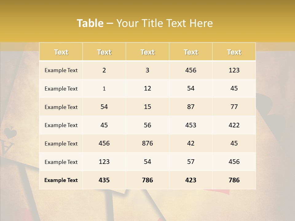 Close Cards Spot PowerPoint Template