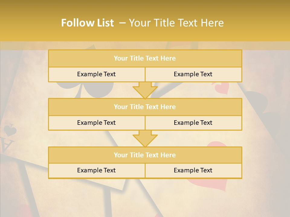 Close Cards Spot PowerPoint Template