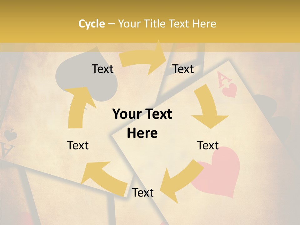 Close Cards Spot PowerPoint Template