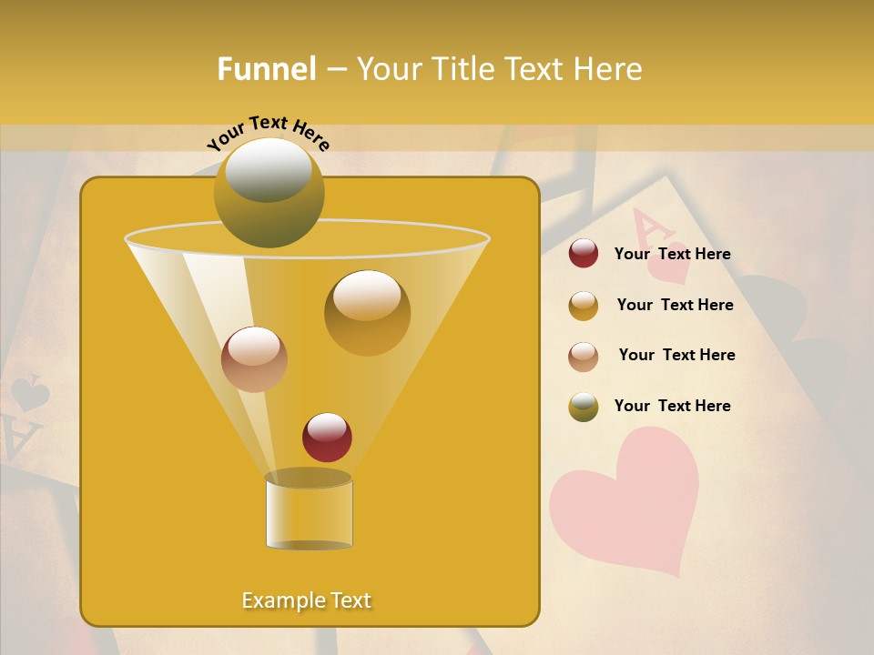 Close Cards Spot PowerPoint Template